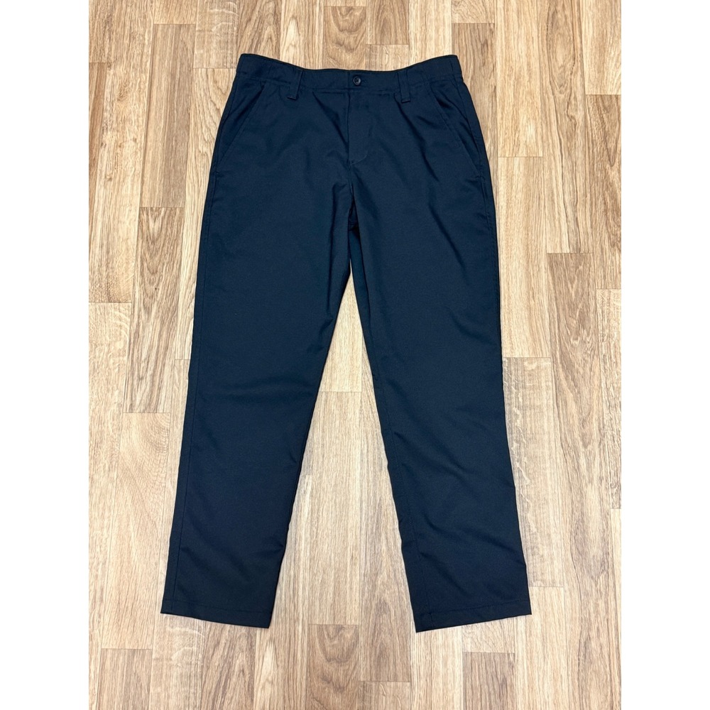 Under Armour Boys Match Play Golf Pants Black Youth Medium YMD